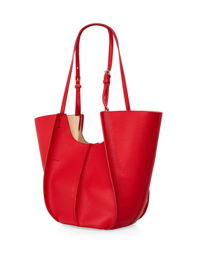 DOUBLE HANDLE SHOPPER BAG RED