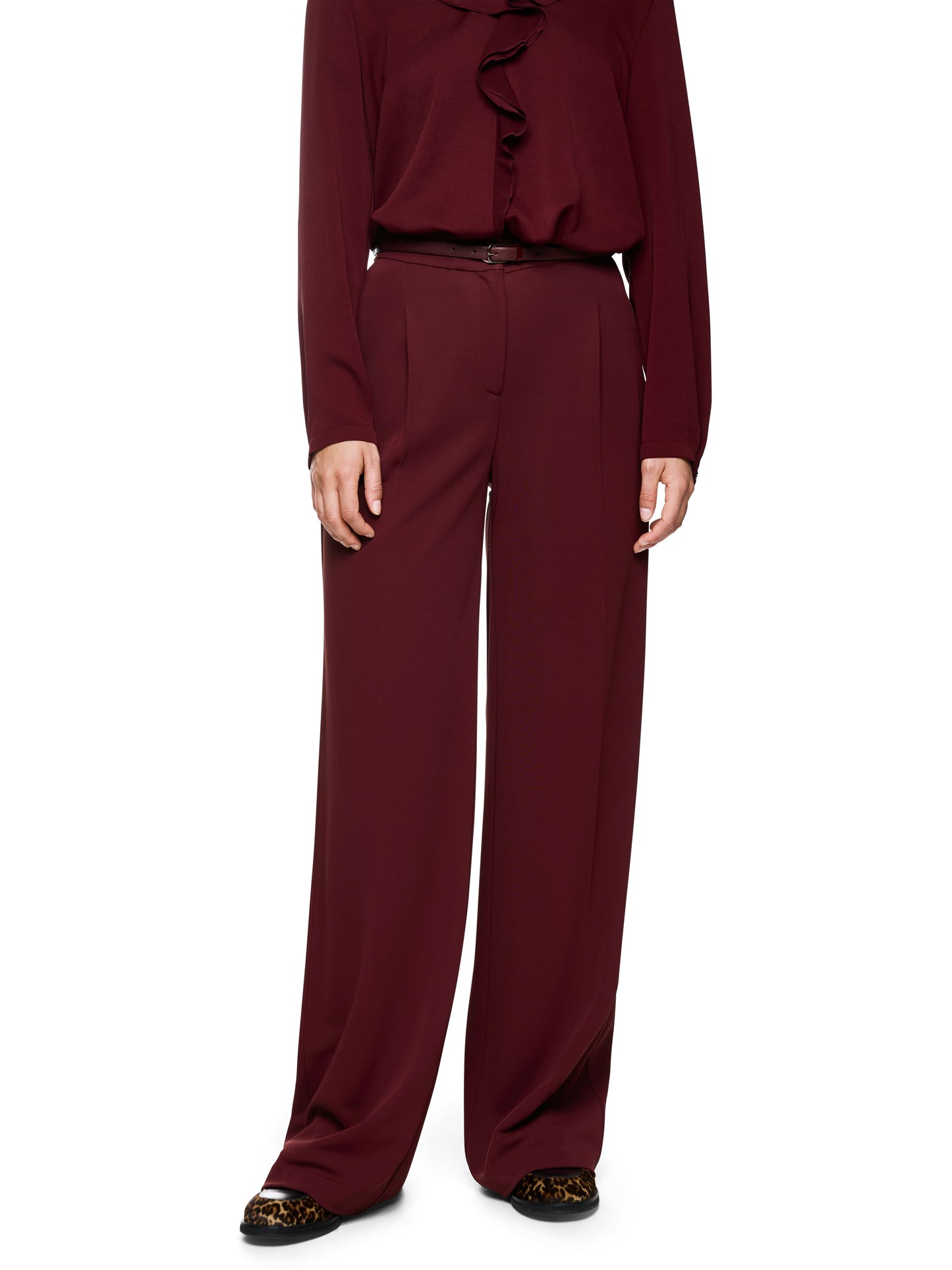 WICHITA CLASSIC HIGH WAISTED PANTS MAROON