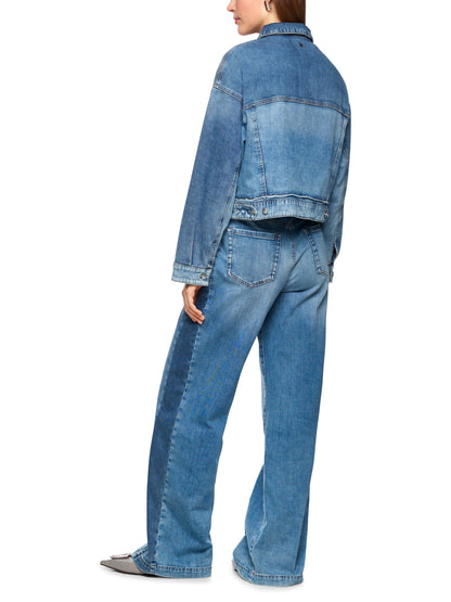 DENIM JACKET W DECORATIVE BUTTONS