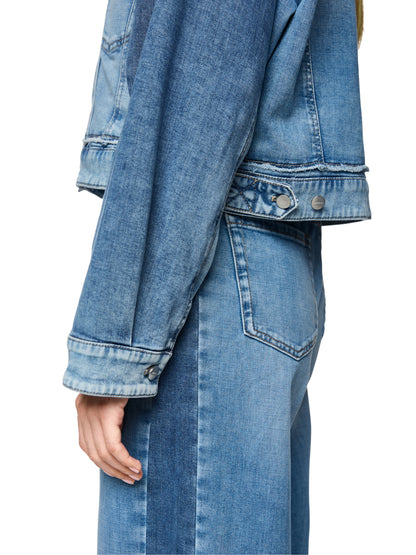 DENIM JACKET W DECORATIVE BUTTONS