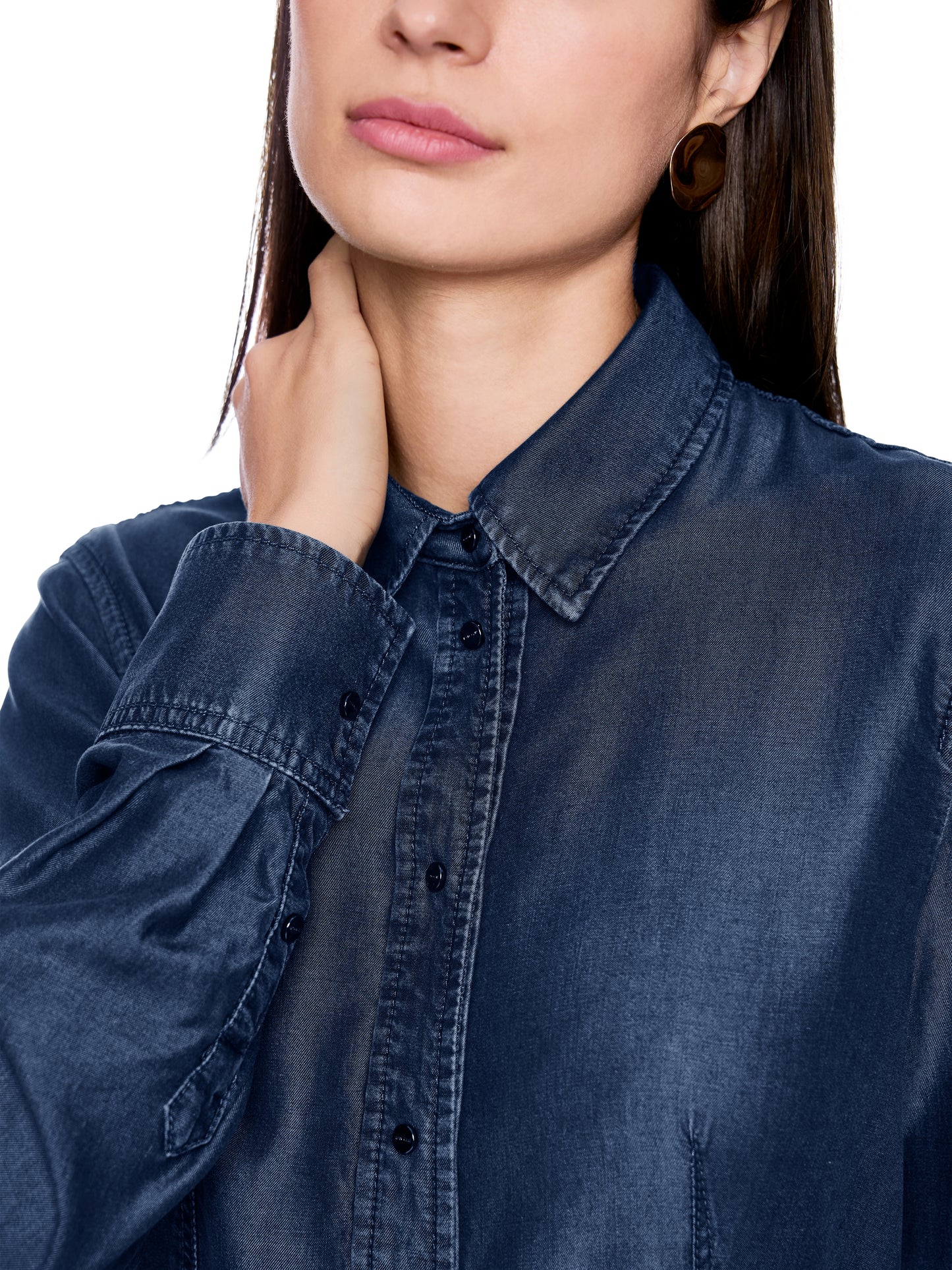 DENIM BLOUSE INDIGO