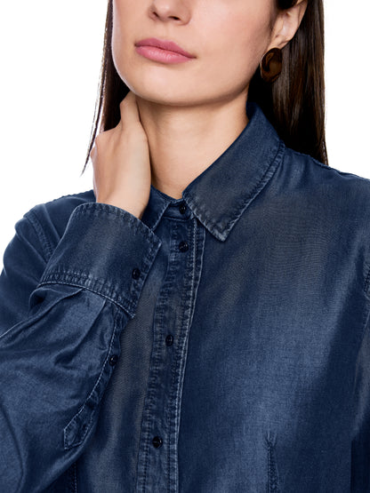DENIM BLOUSE INDIGO