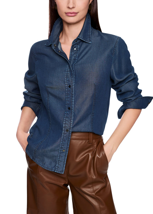 DENIM BLOUSE INDIGO