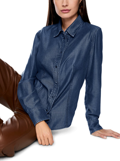 DENIM BLOUSE INDIGO