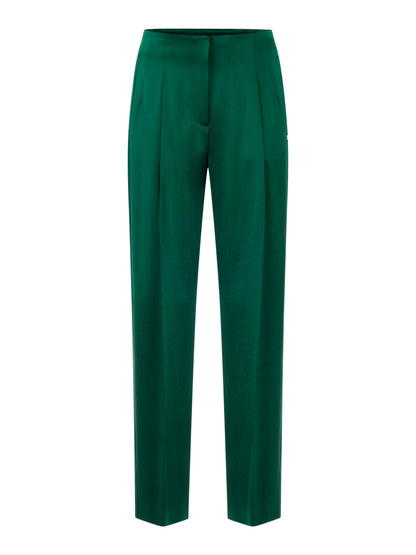 WASCO SATIN WIDE LEG TROUSERS JADE