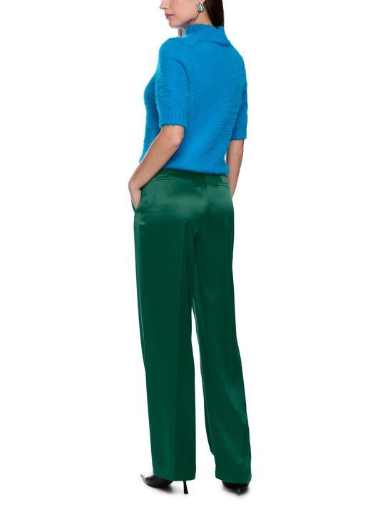 WASCO SATIN WIDE LEG TROUSERS JADE