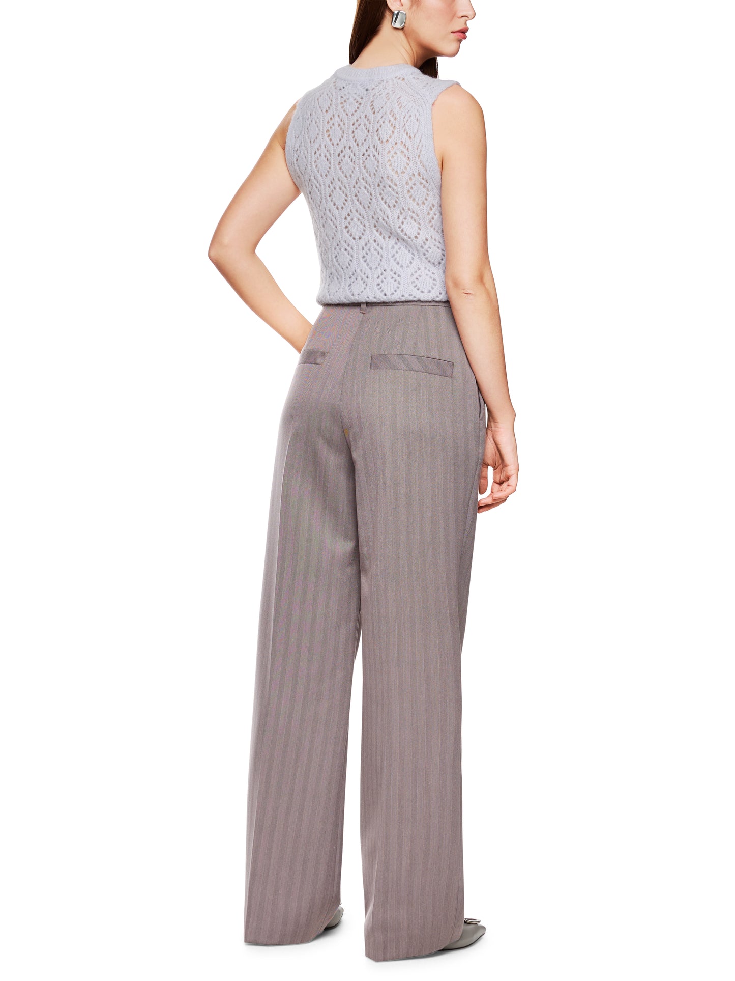 WASCO MODERN HERRINGBONE TROUSERS