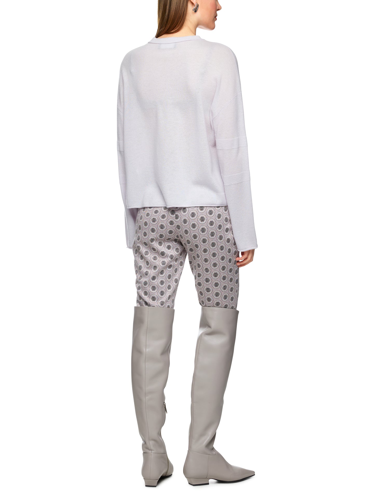 CREW CASUAL CASHMERE SWEATER SOFT LAVENDER