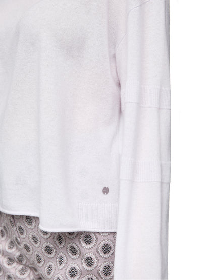 CREW CASUAL CASHMERE SWEATER SOFT LAVENDER