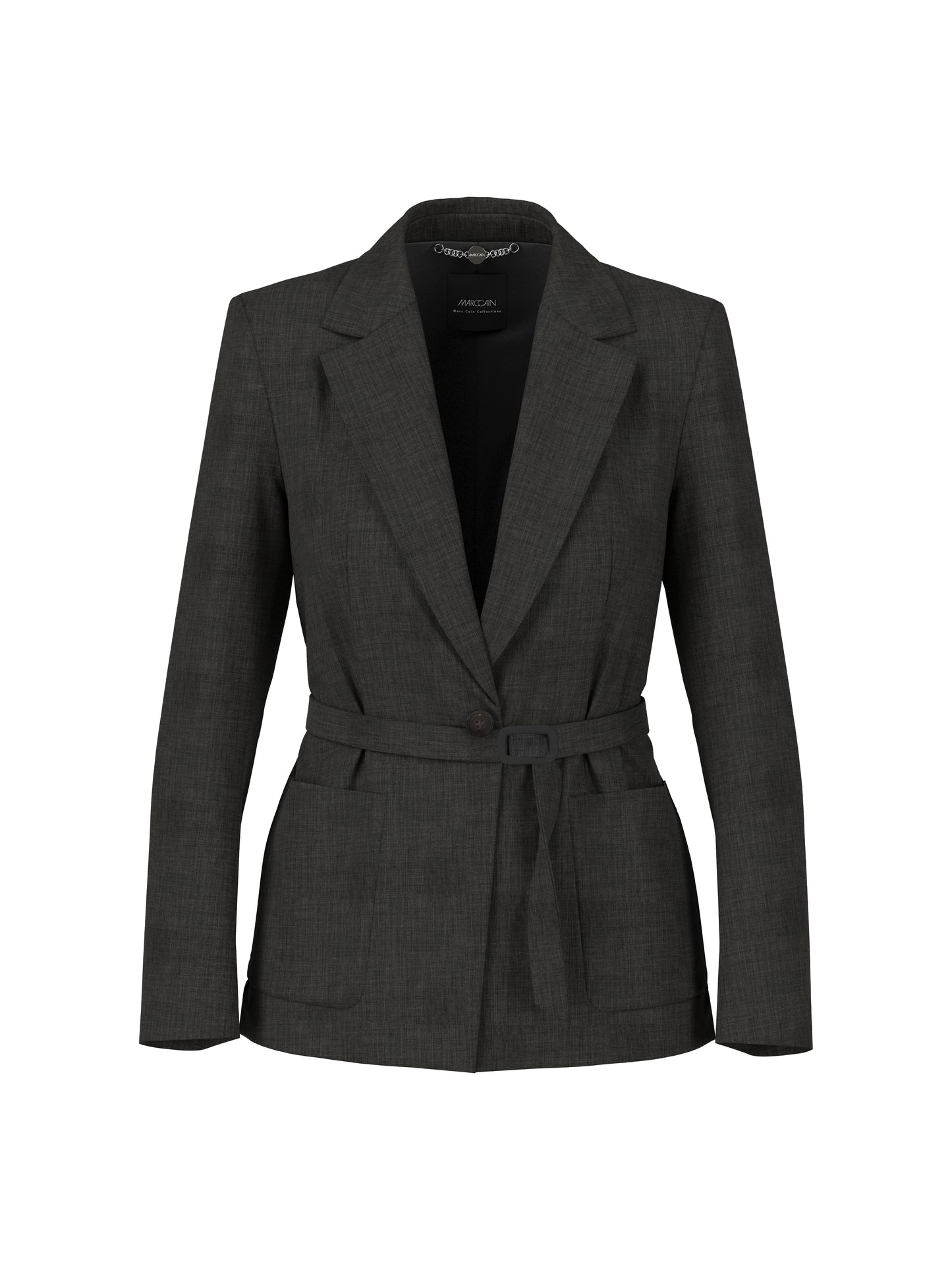 MODERN FLANNEL BLAZER W TIE