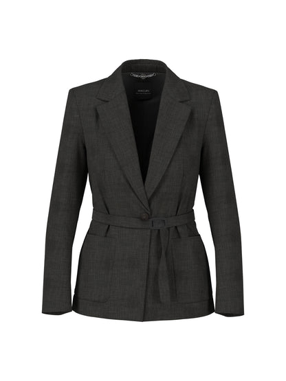 MODERN FLANNEL BLAZER W TIE