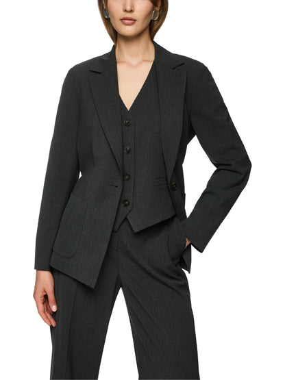 MODERN FLANNEL BLAZER W TIE