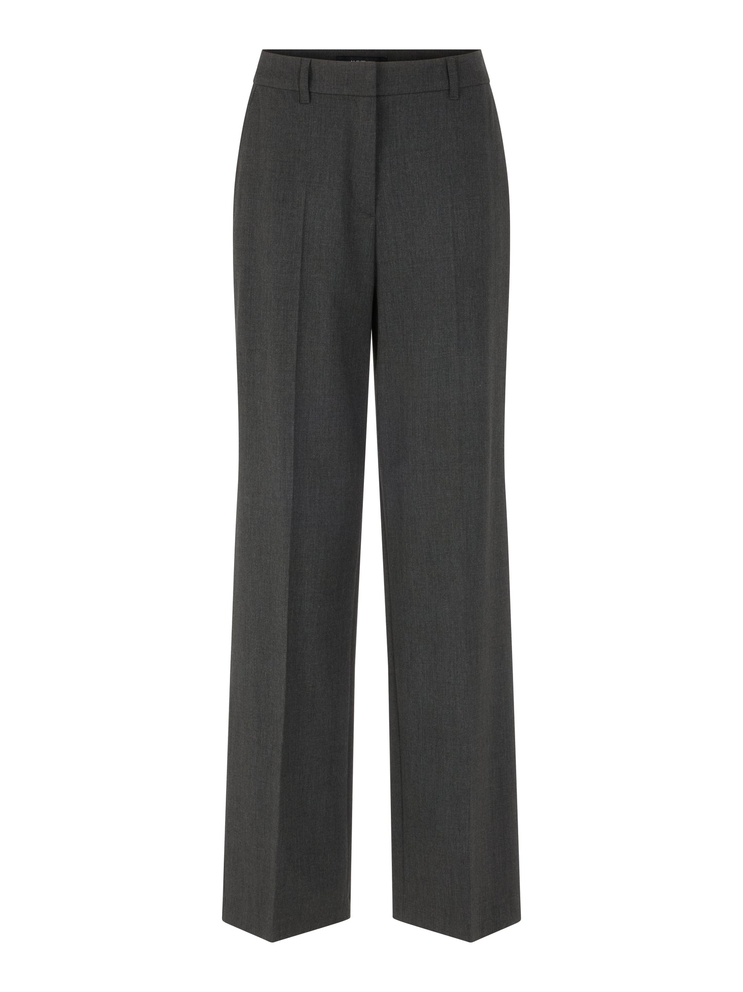 STRAIGHT LEG HIGH WAISTED FLANNEL PANTS