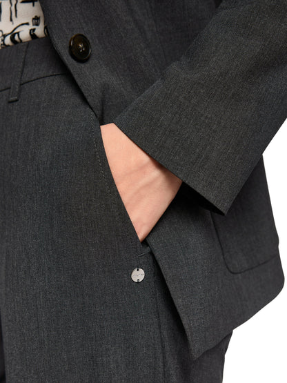 MODERN FLANNEL BLAZER W TIE