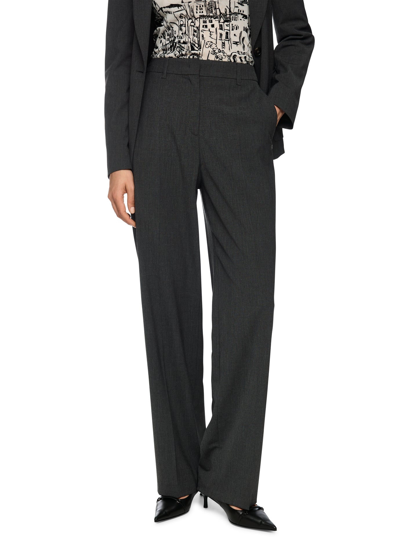 MODERN FLANNEL BLAZER W TIE