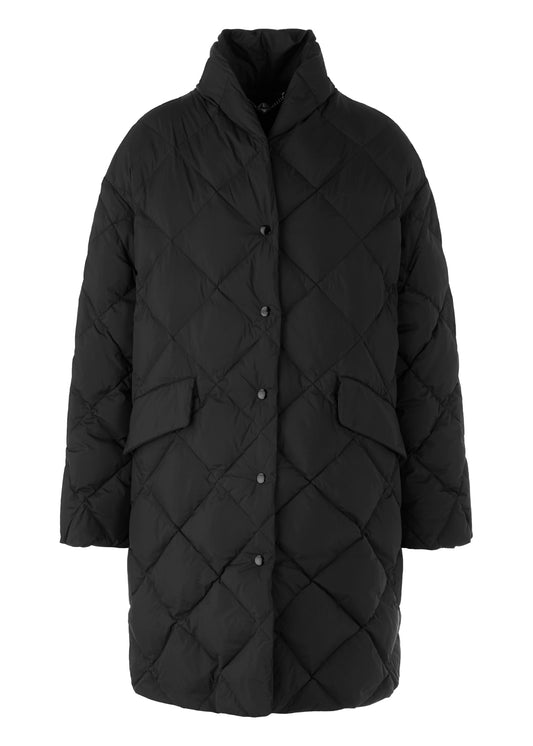 Reversible Padded Puffa Coat Black at MOYA - view 1