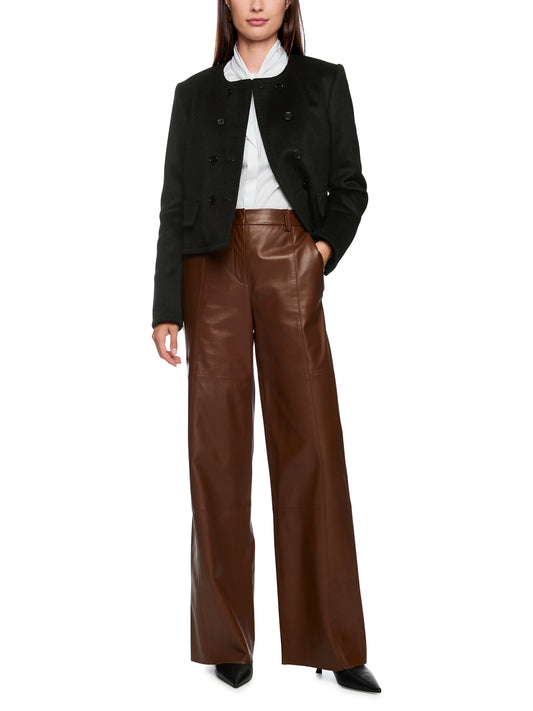 BLACK CROPPED COUTURE JACKET