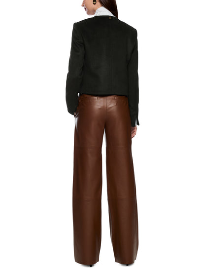 BLACK CROPPED COUTURE JACKET