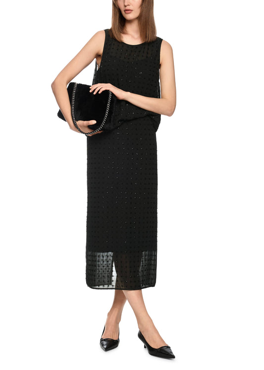 ELEGANT STRAIGHT SKIRT W SEQUINS