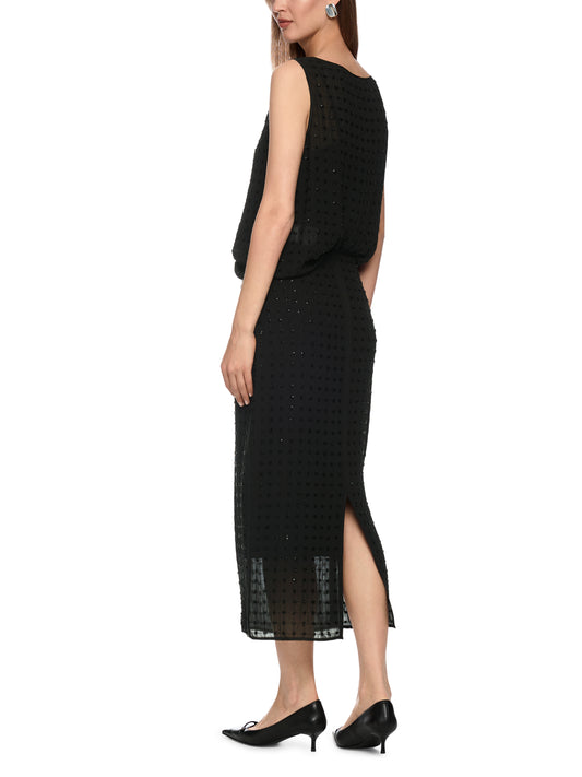 ELEGANT STRAIGHT SKIRT W SEQUINS