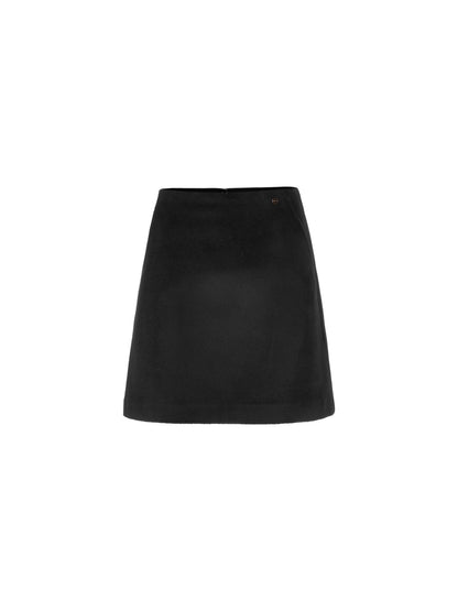 FLARED WOOL BLEND SKIRT