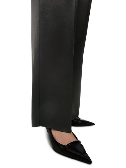 WASCO STAIN WIDE LEG BLACK TROUSERS