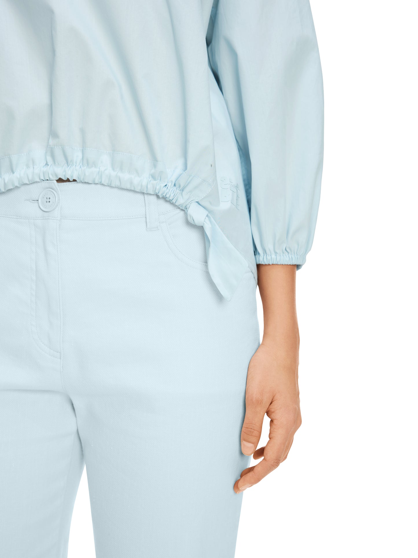 RETHINK CASUAL BLOUSE W ELASTICATED WAIST