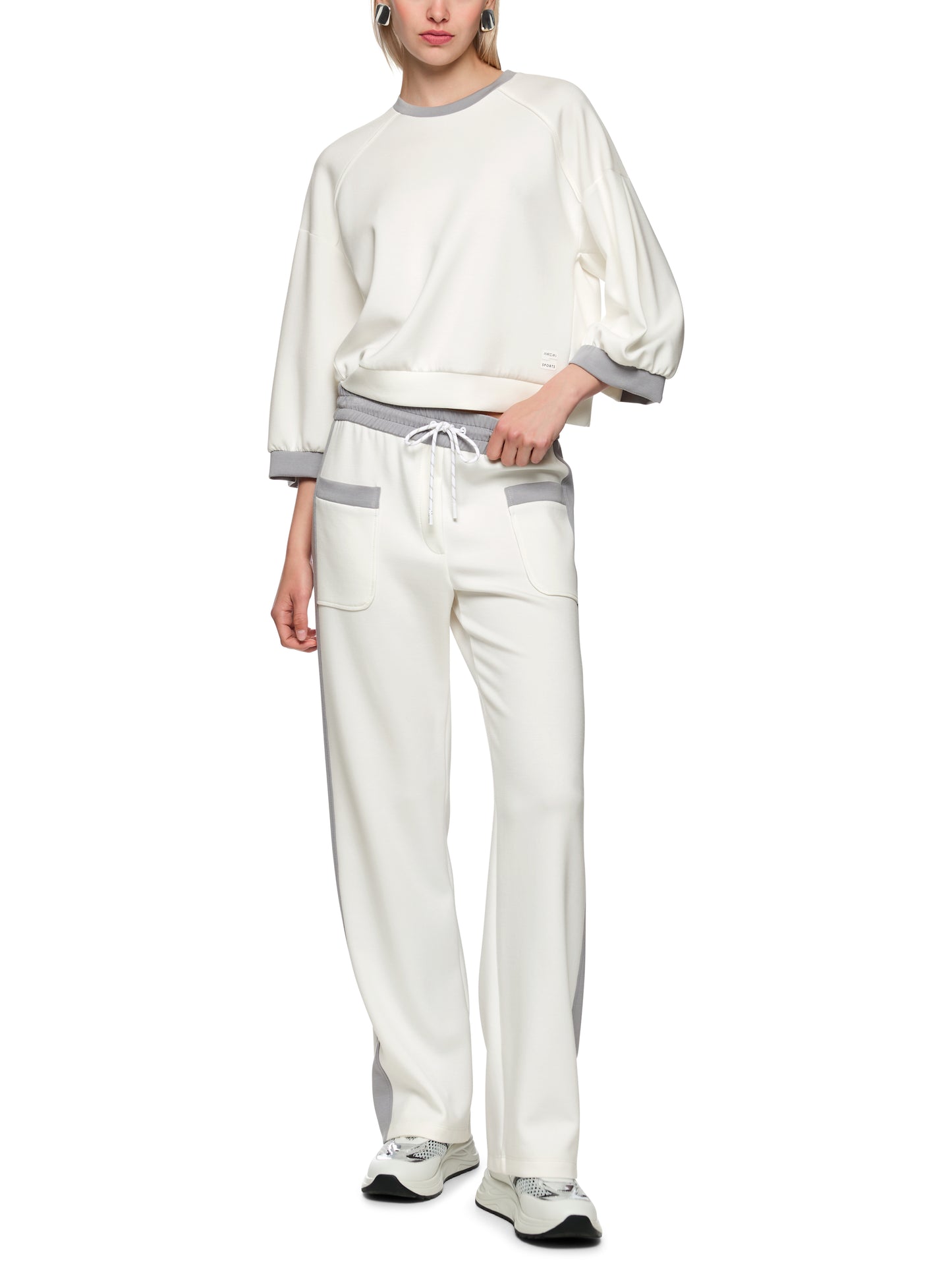 CREWNECK 3/4 SLEEVE SWEATSHIRTS OFF-WHITE