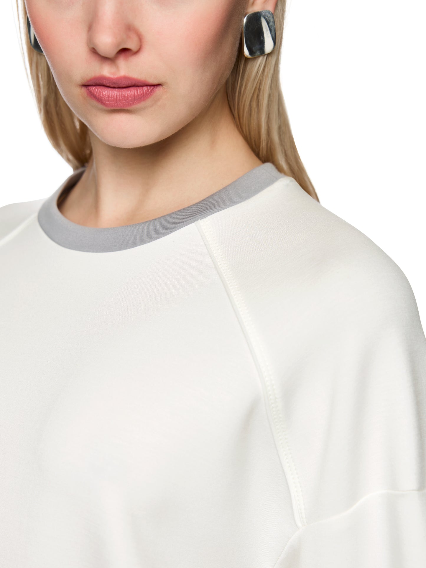 CREWNECK 3/4 SLEEVE SWEATSHIRTS OFF-WHITE