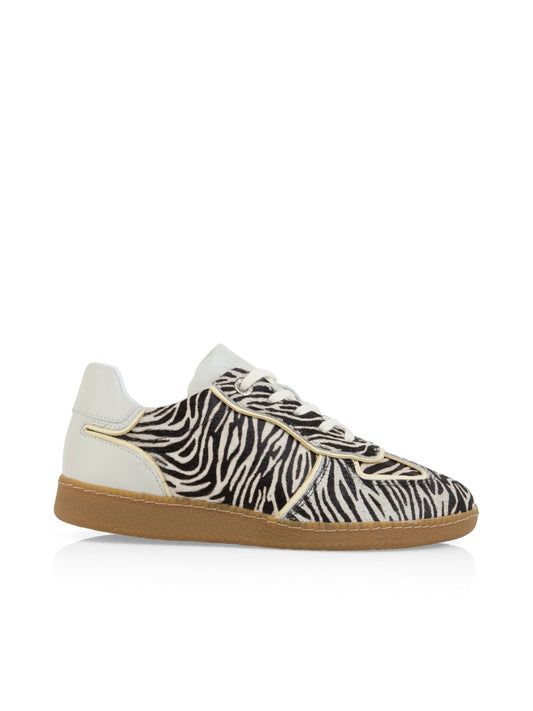 ZEBRA PONY HAIR SNEAKERS WHITE & BLACK