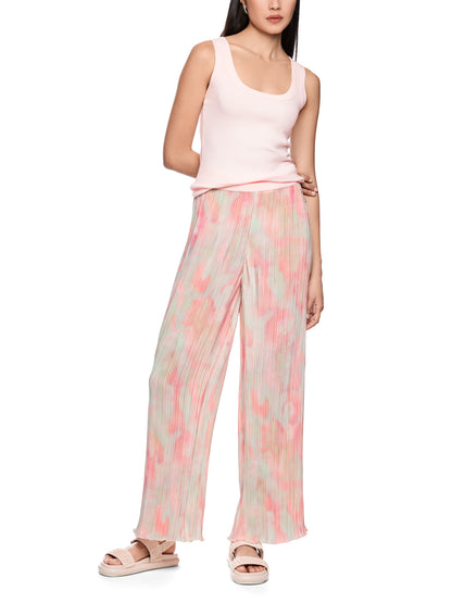 BASIC RIB SCOOP NECK TANK IN ROSEWATER