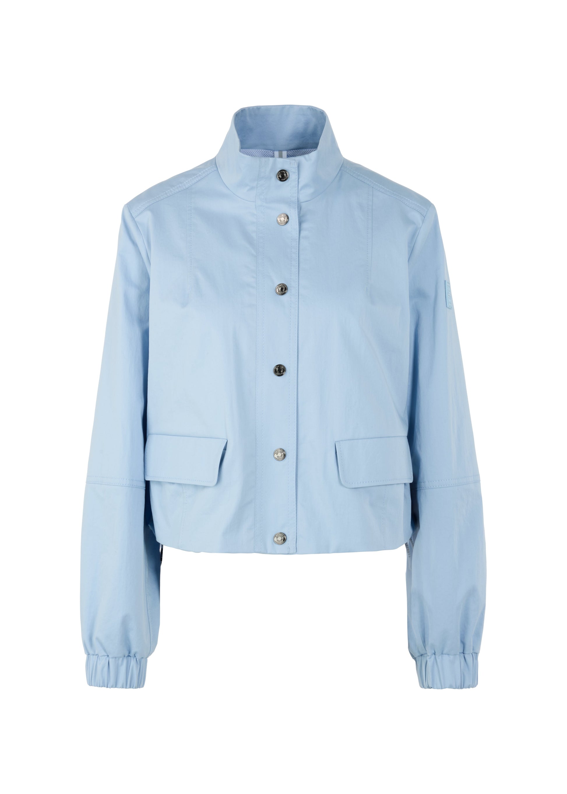Cotton Crop Jacket In Skyway Blue by Marc Cain - view 1