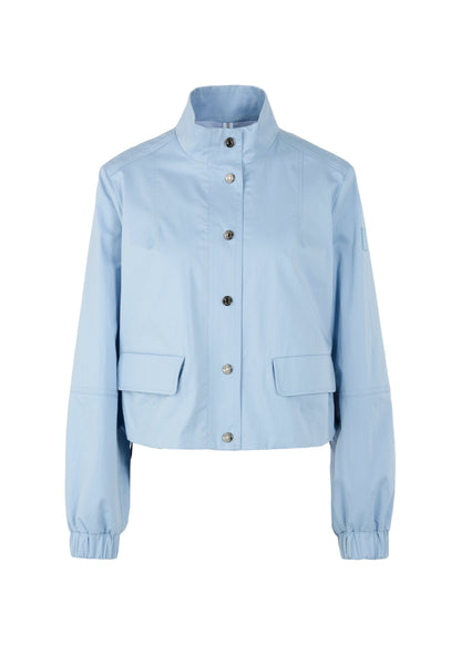 Cotton Crop Jacket In Skyway Blue by Marc Cain - view 1