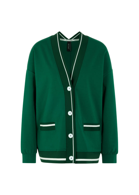 Varsity Jacket In Dark Jade Green by Marc Cain - view 1