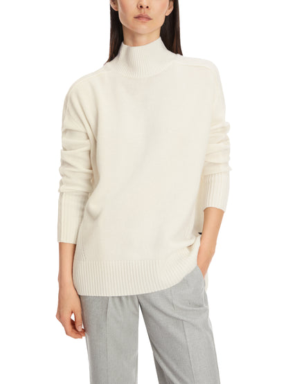 MOCK NECK LOOSE FIT KNIT