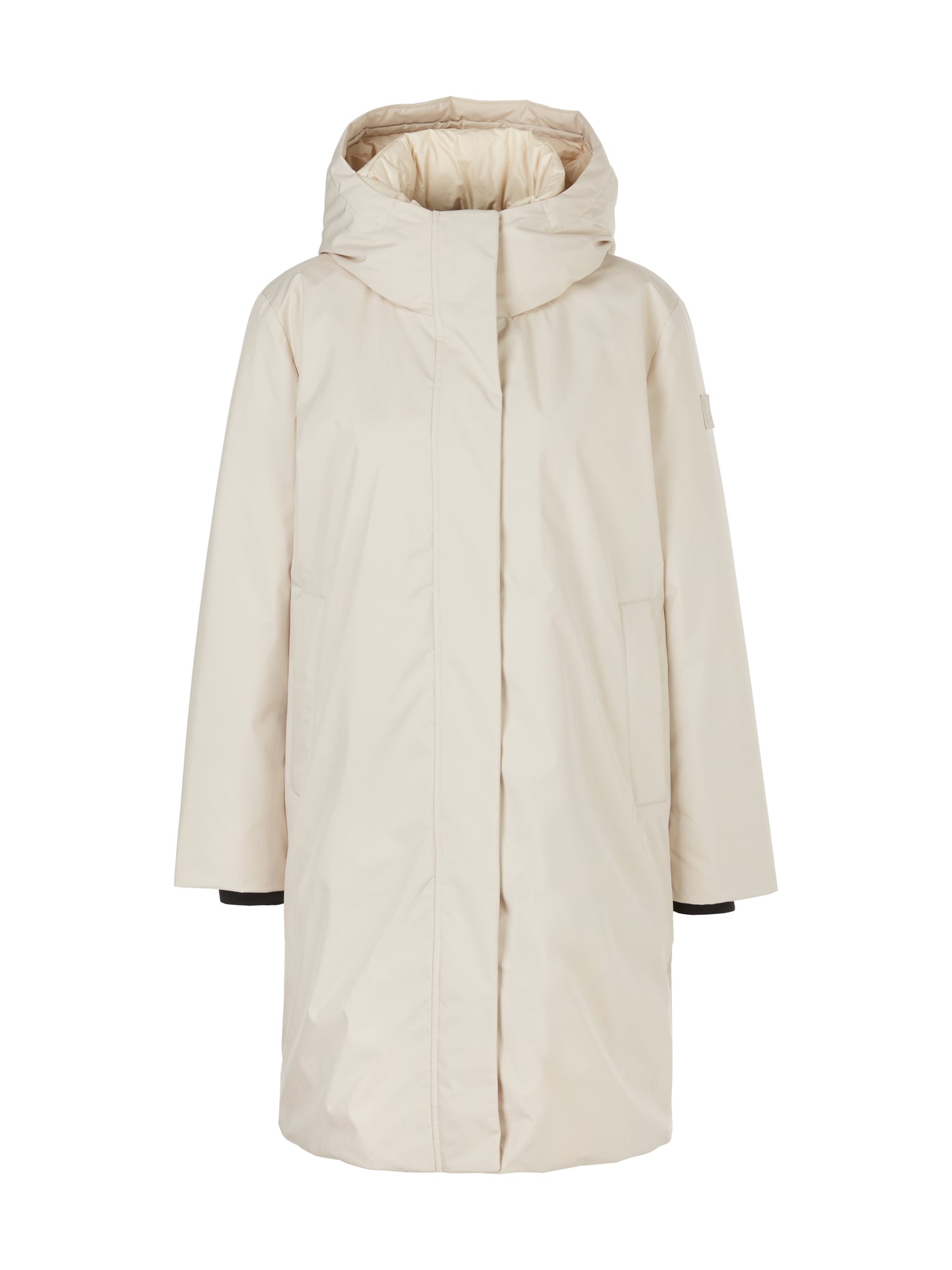 DOWN COAT W HOOD MIDI LENGTH