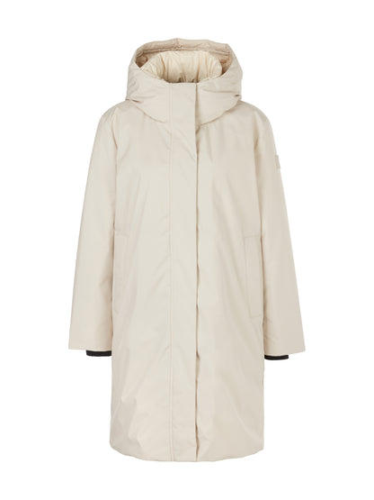 DOWN COAT W HOOD MIDI LENGTH
