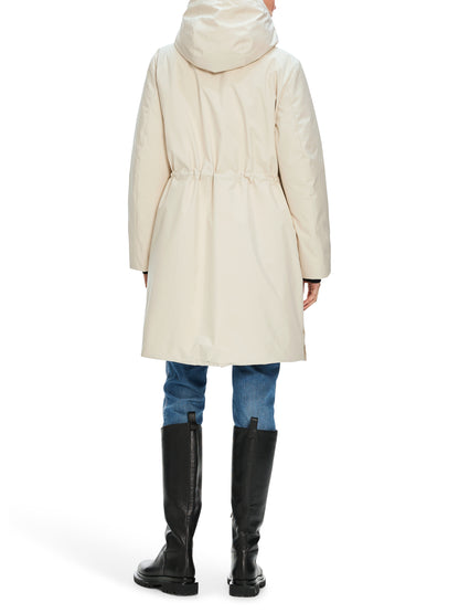 DOWN COAT W HOOD MIDI LENGTH