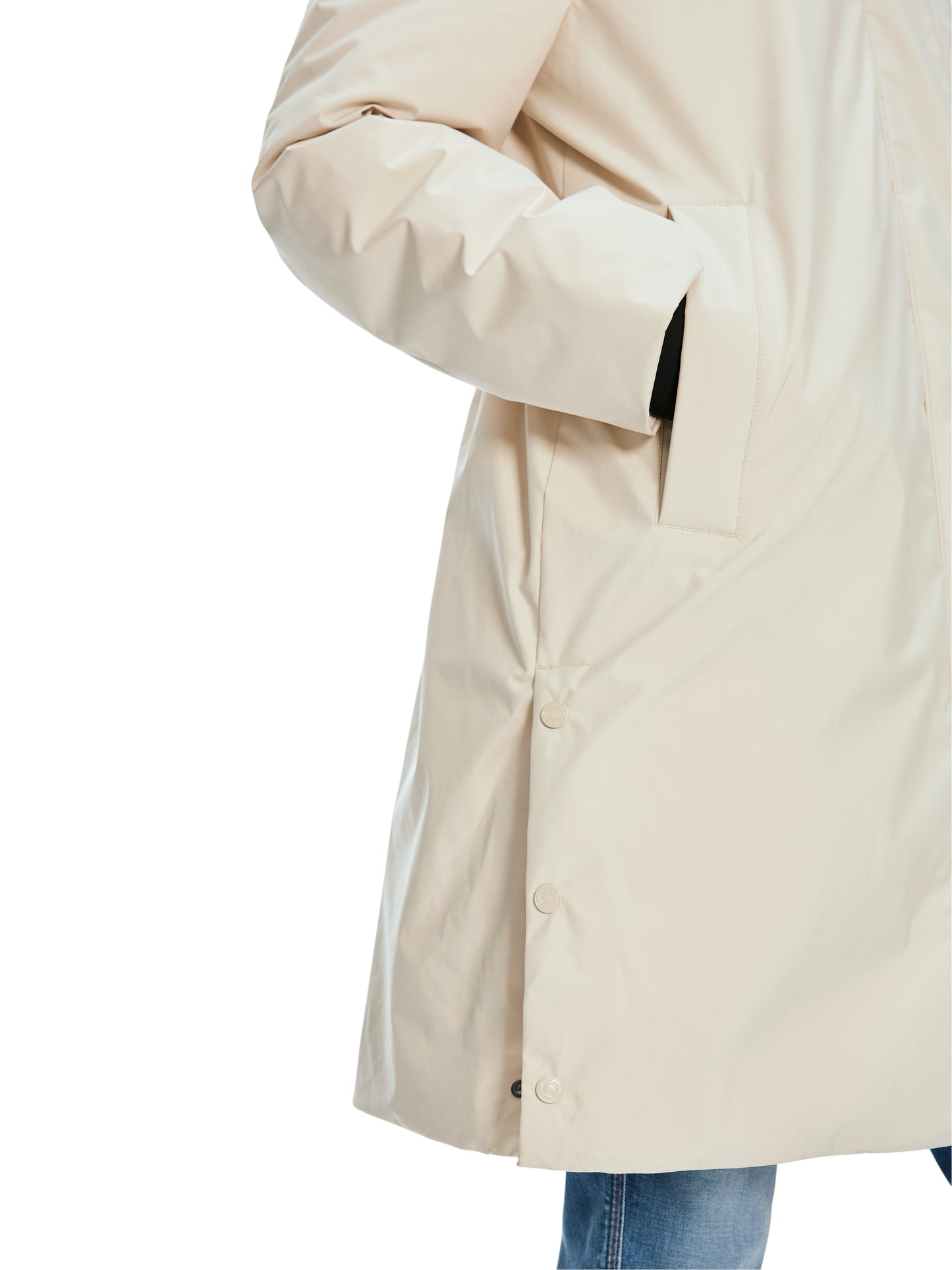 DOWN COAT W HOOD MIDI LENGTH