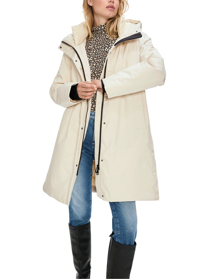 DOWN COAT W HOOD MIDI LENGTH