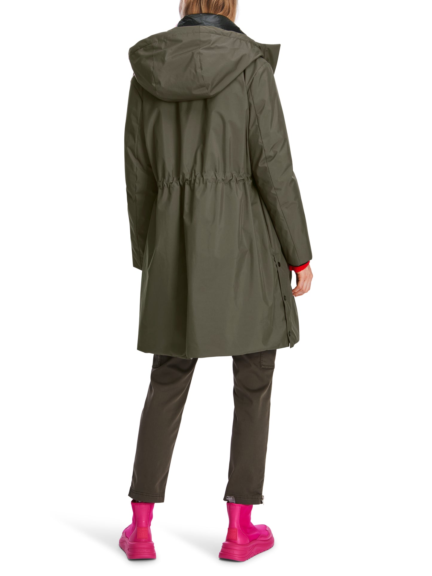 DOWN COAT W HOOD MIDI LENGTH