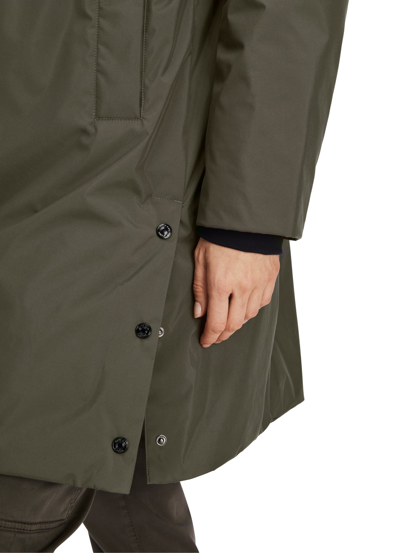 DOWN COAT W HOOD MIDI LENGTH