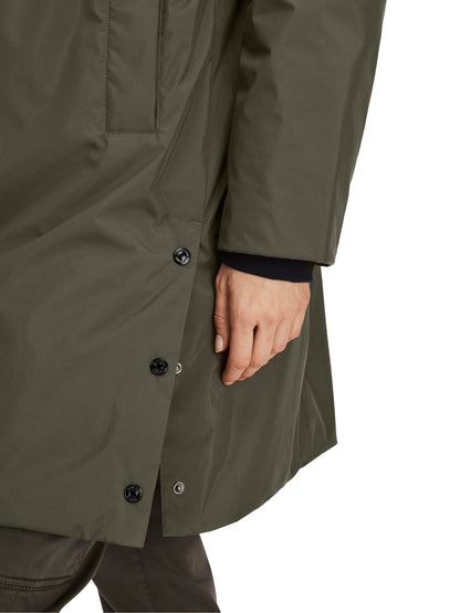 DOWN COAT W HOOD MIDI LENGTH