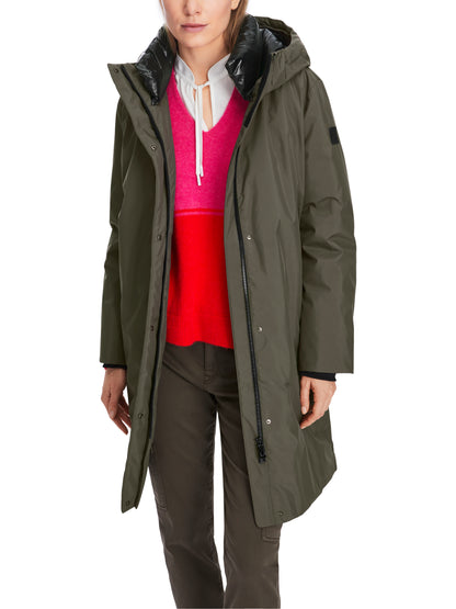 DOWN COAT W HOOD MIDI LENGTH