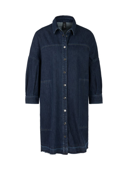 INDIGO DENIM SHIRT DRESS