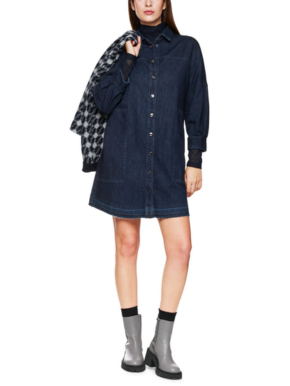 INDIGO DENIM SHIRT DRESS