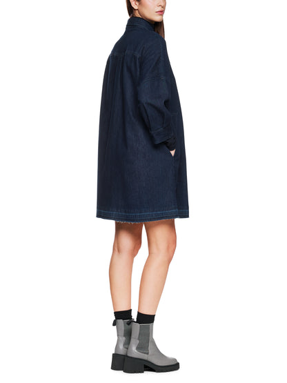 INDIGO DENIM SHIRT DRESS