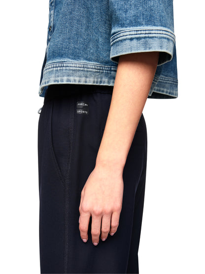 NAVY WASHINGTON TRAVEL DRAWSTRING PANTS