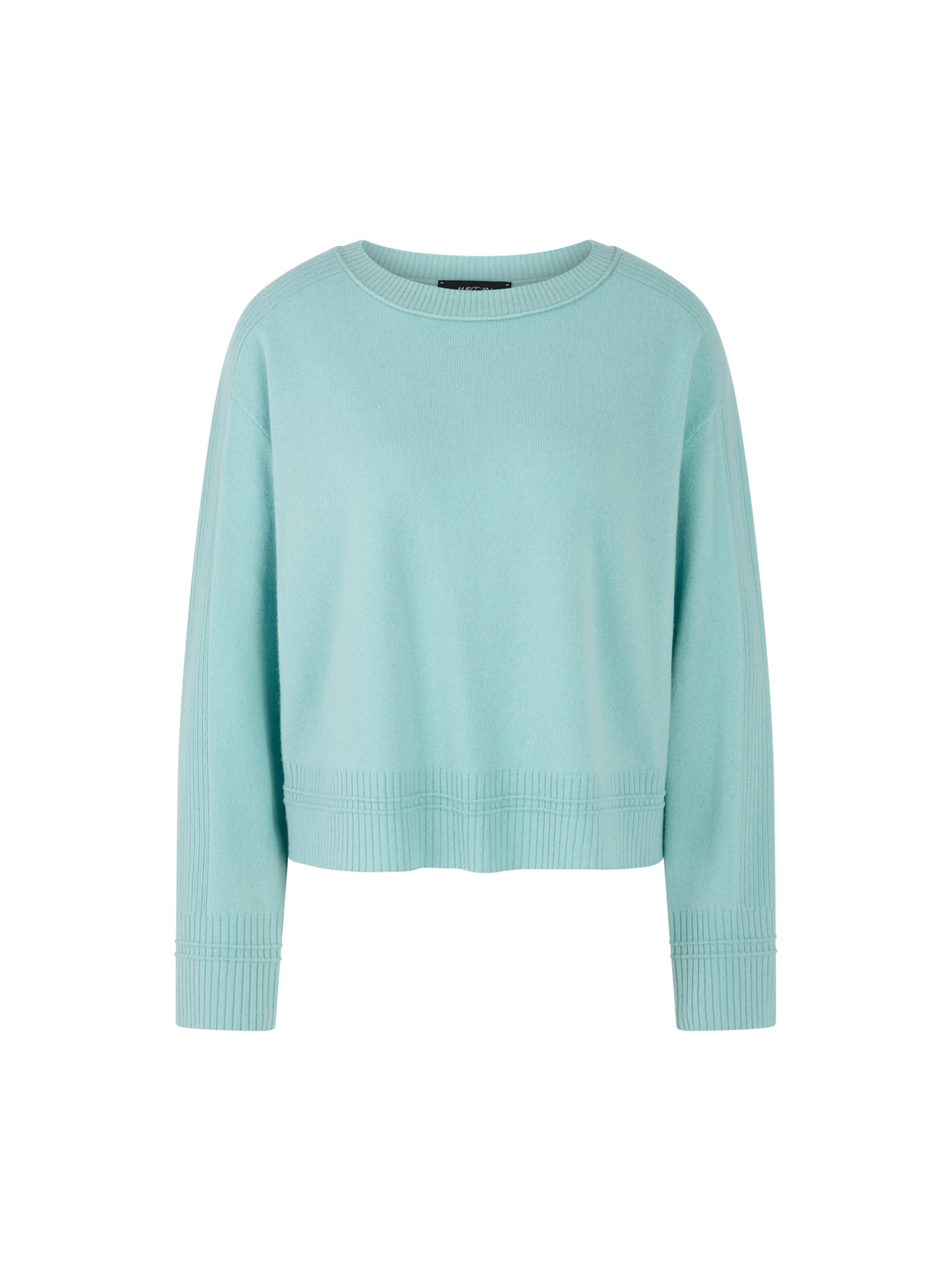 CASHMERE & WOOL CREWNECK SWEATER TEAL