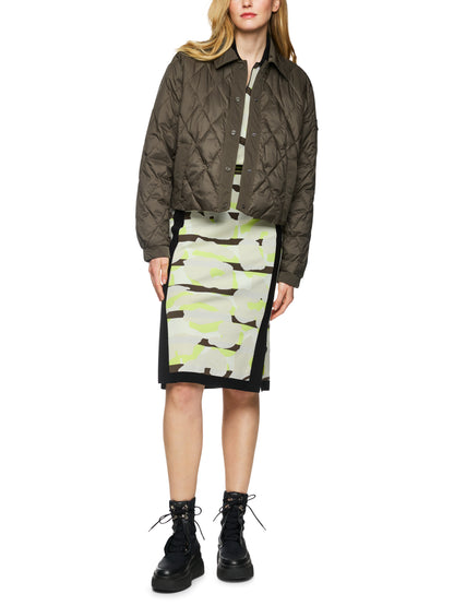 SPORTS QUILTED JACKET W PRESS STUDS